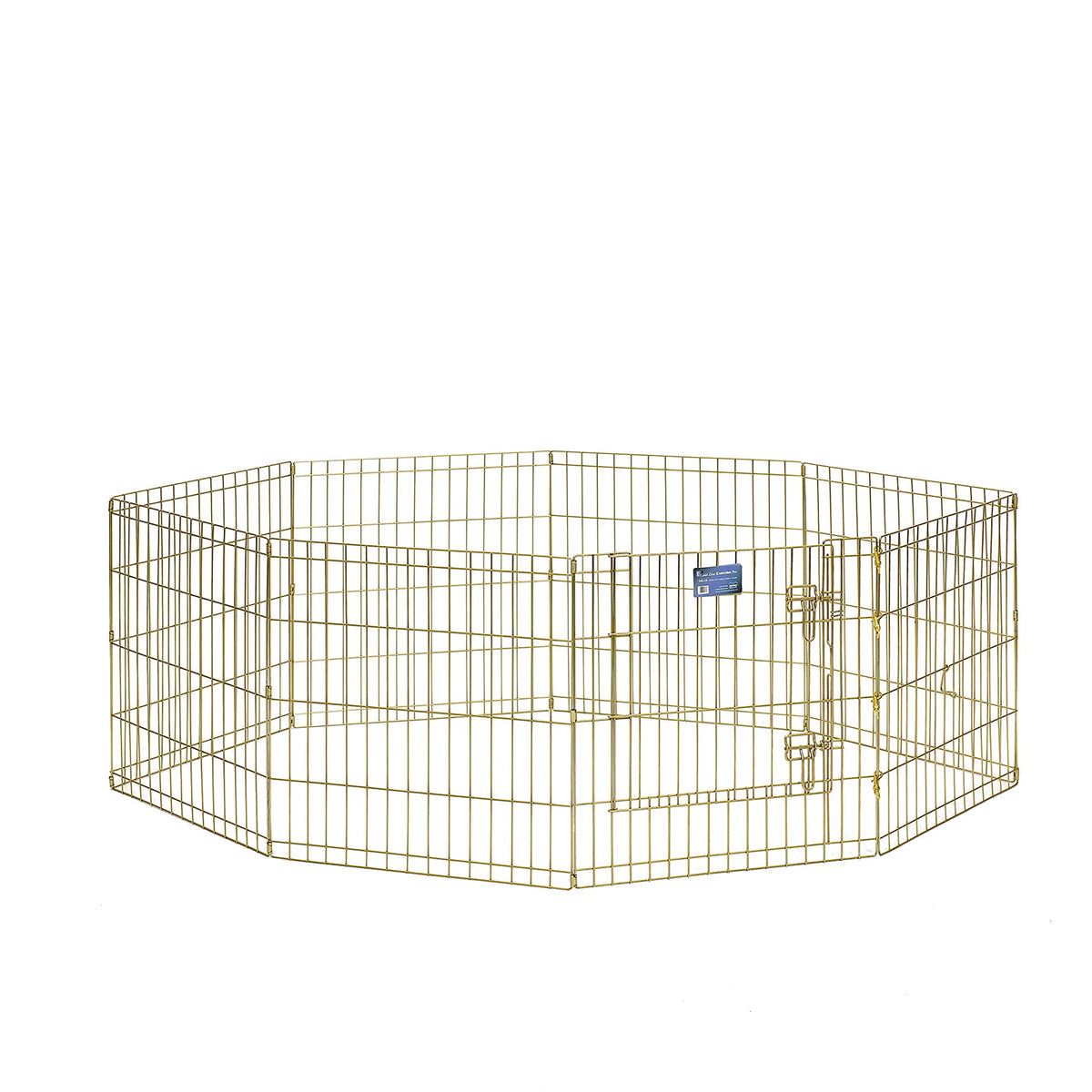 MidWest 24 Inch Exercise Pen (Gold Zinc w/ Door / 24" H)