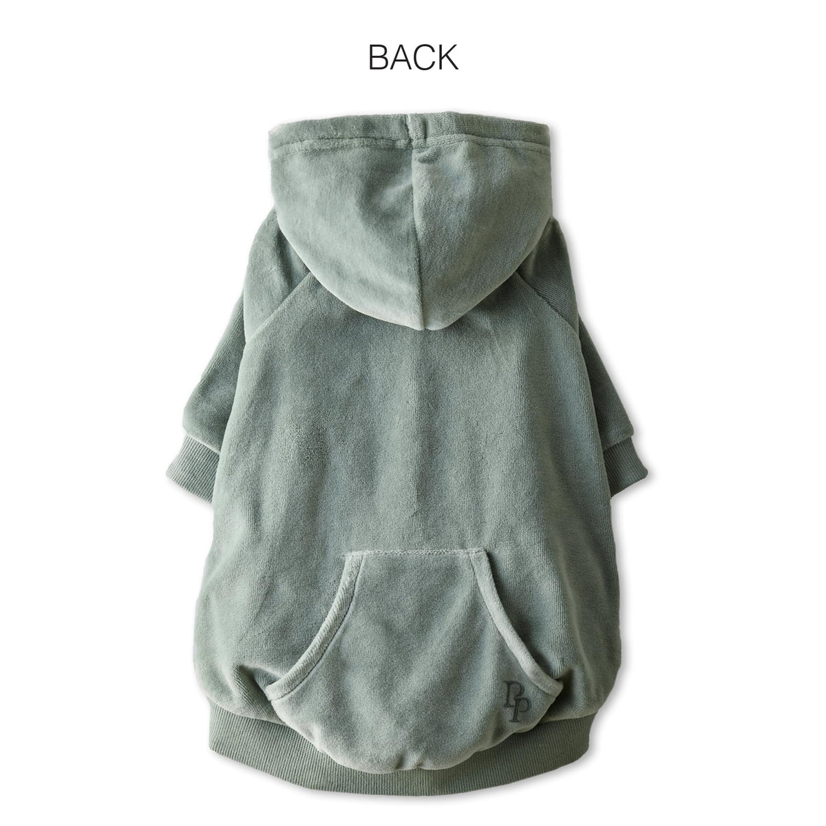Cooper II Dog Hoodie (Sage / XXX-Small (up to 5lbs))