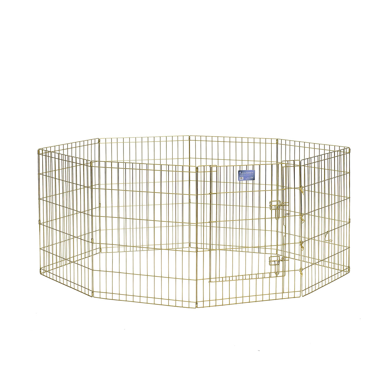 MidWest 30 Inch Exercise Pen (Gold Zinc w/ Door / 30" H)