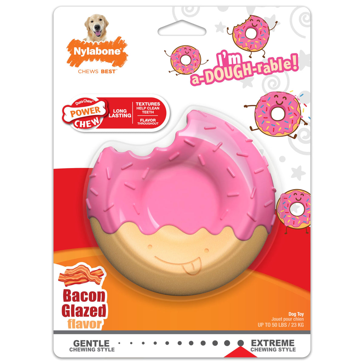 Donut Power Chew Toy for Dogs (Donut 1 Pack / Large)