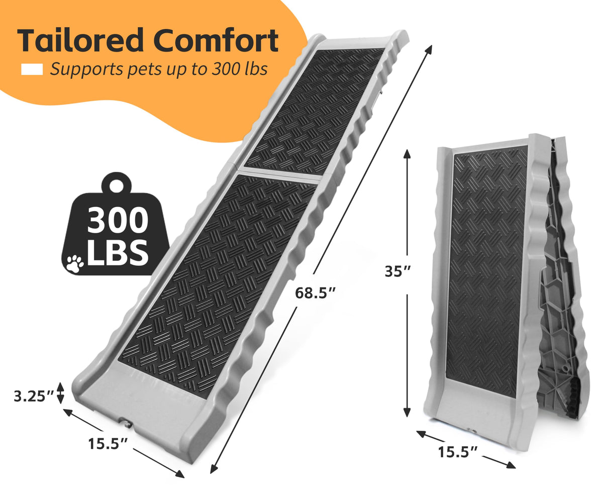 PawStep 50893 Pet Ramp with Soft Traction (Soft Traction)