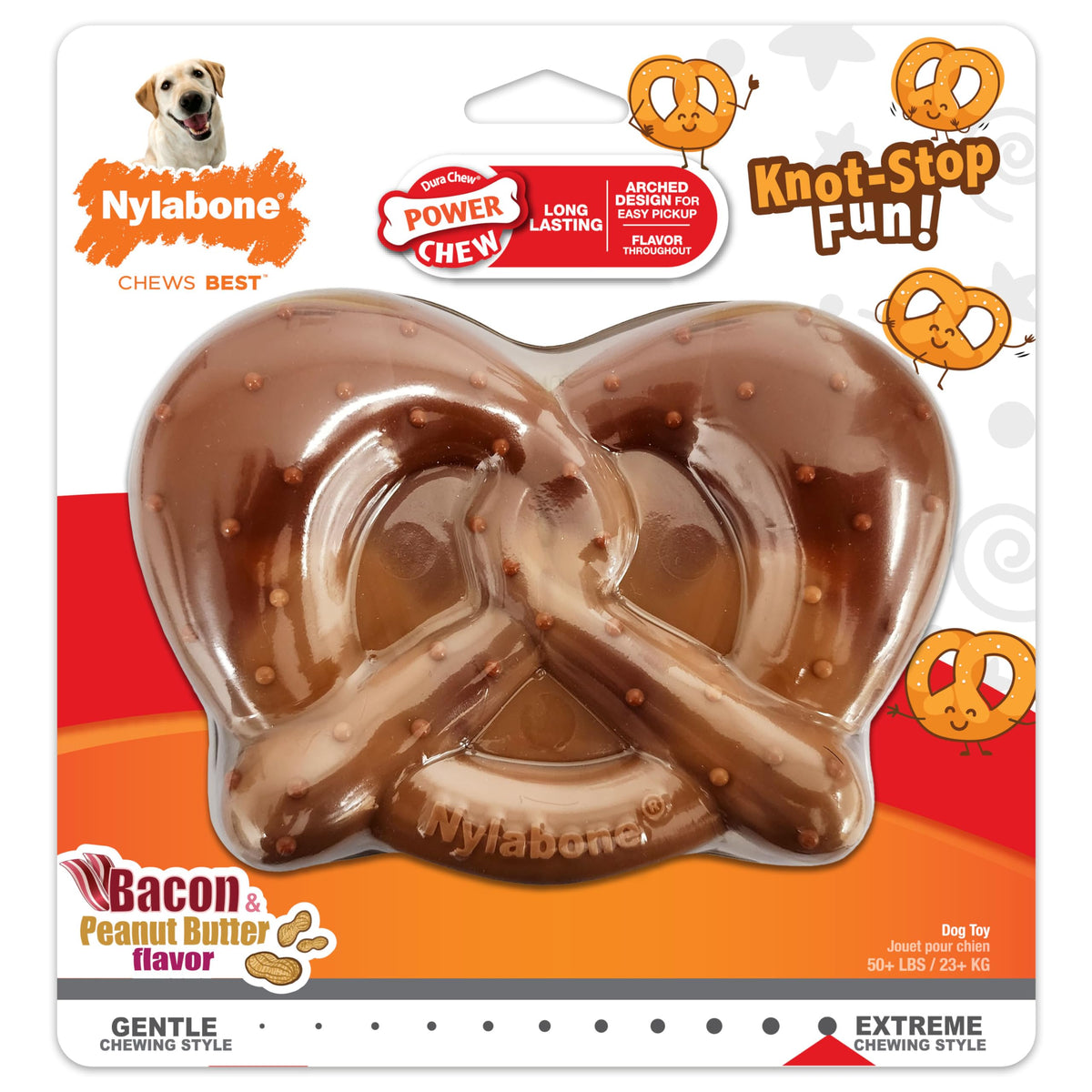 Power Chew Pretzel Dog Chew Toy (Pretzel 1 Pack / X-Large)