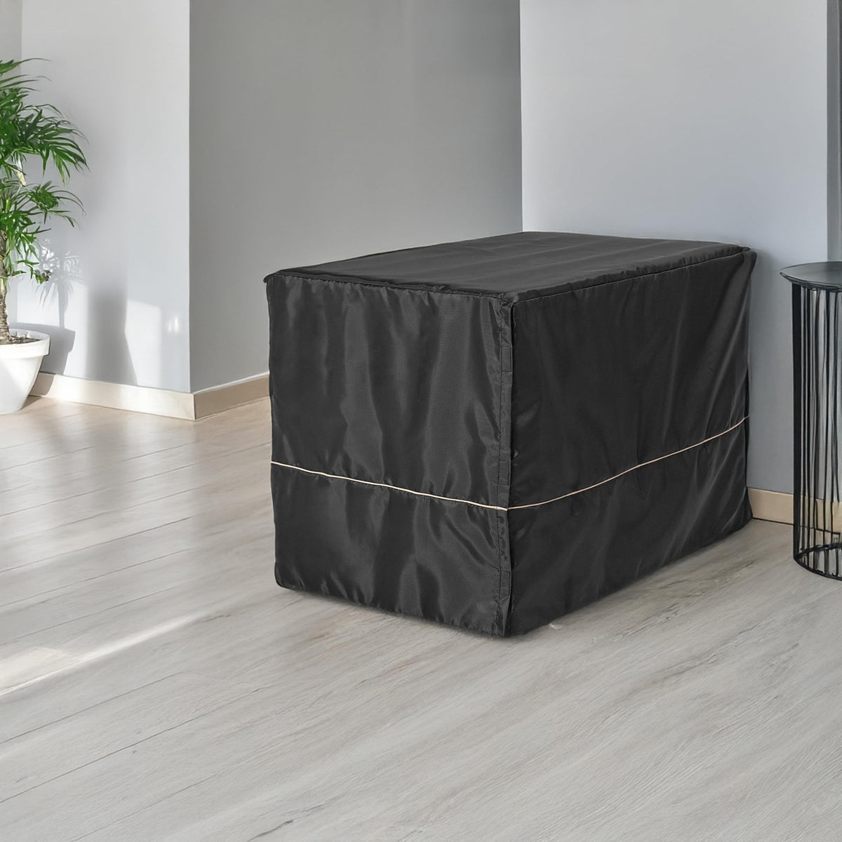 Medium Dog Crate Cover (Black / 30.0"L x 19.0"W x 30.0"H)