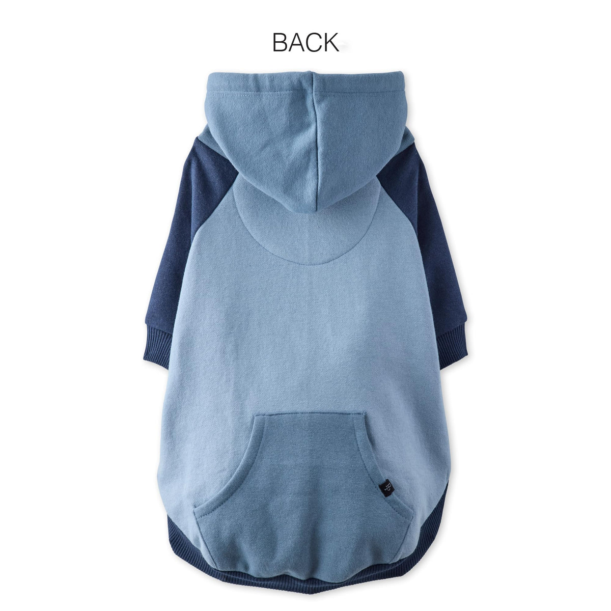 Rocky II Dog Hoodie (Navy Color Block / XX-Large (70-110 lbs))