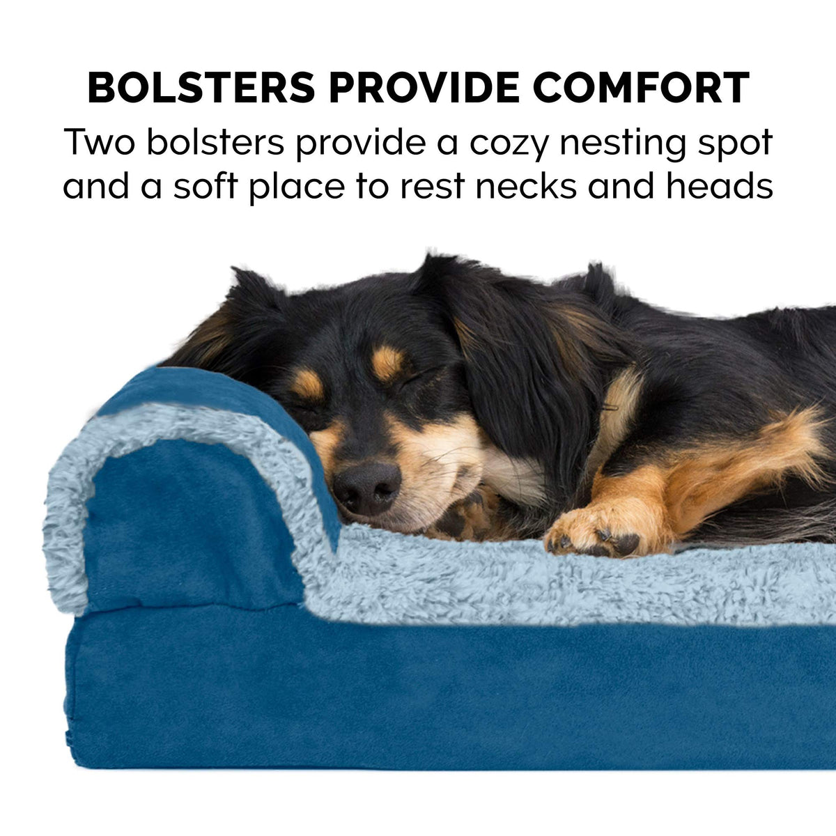 Orthopedic Dog Bed for Large (Large / Marine Blue)