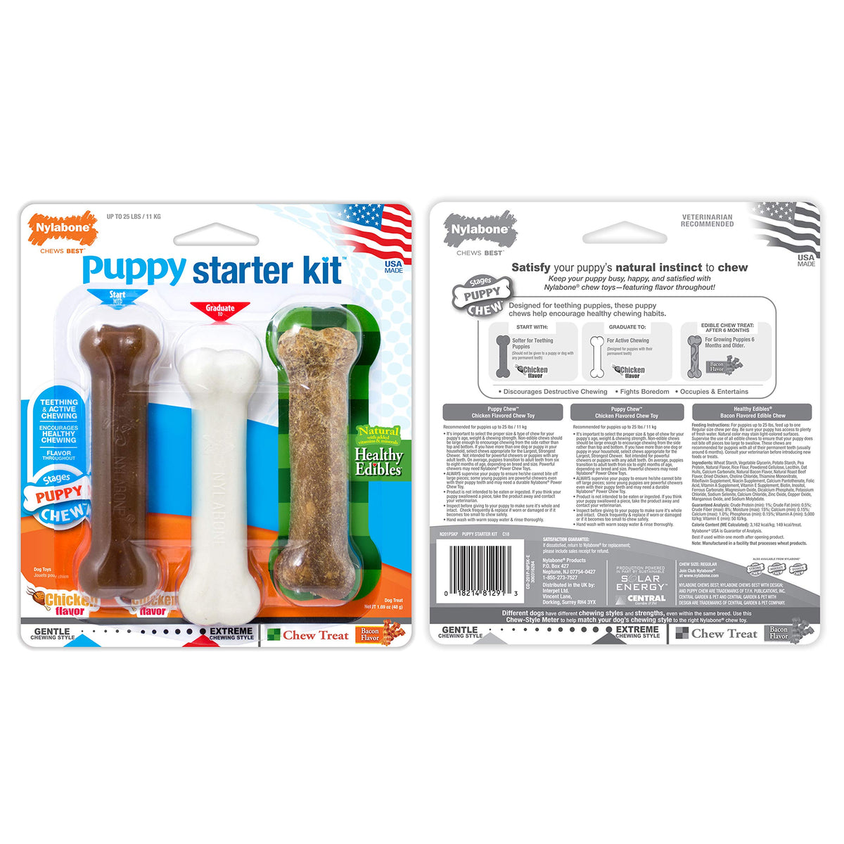 Puppy Chew Toy & Treat Bundle (Bundle / Small)