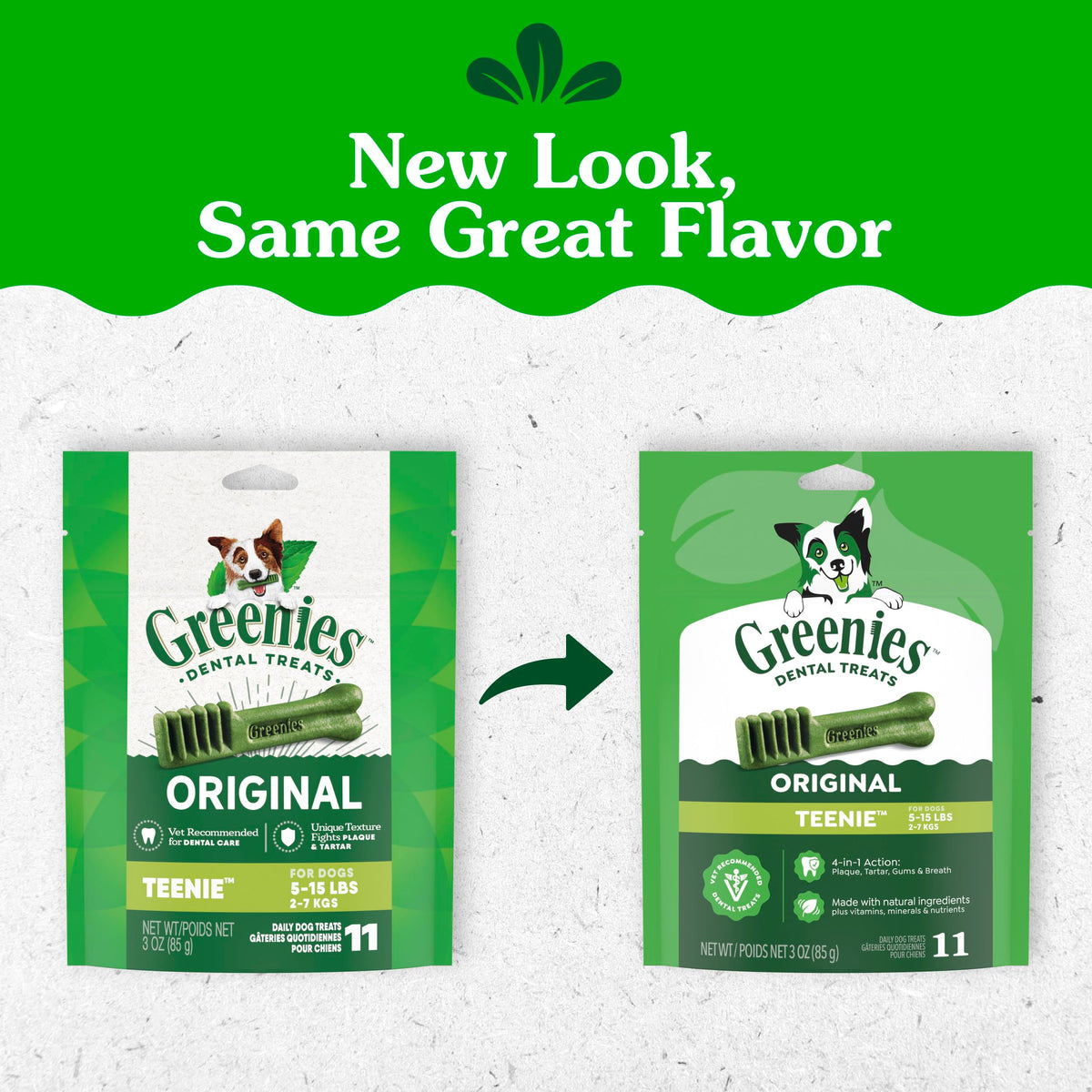 Teenie Original Natural Dental Dog Treats (11 Count (Pack of 1))
