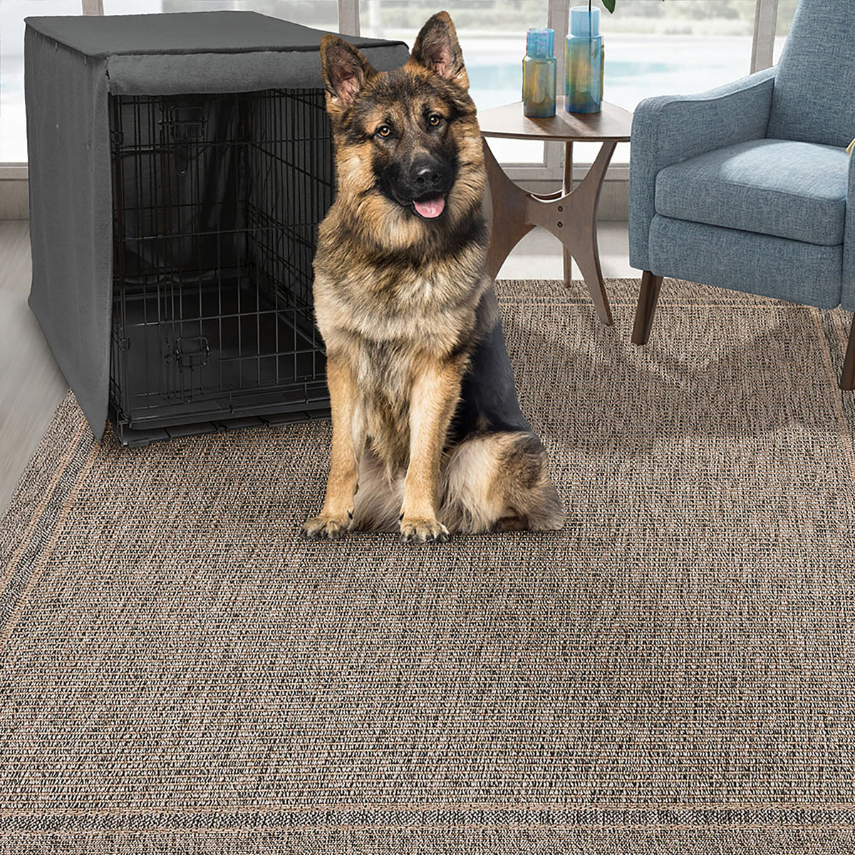 Metal Dog Crate Cover 48 inch (48.75"L x 30.75"W x 32.5"H)