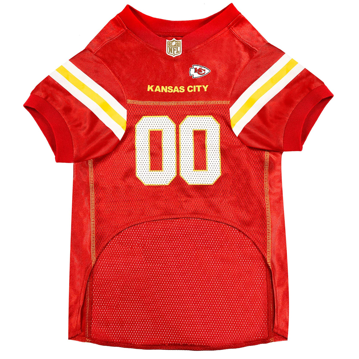 NFL AFC West Mesh Jersey for Dogs (Medium / Kansas City Chiefs)