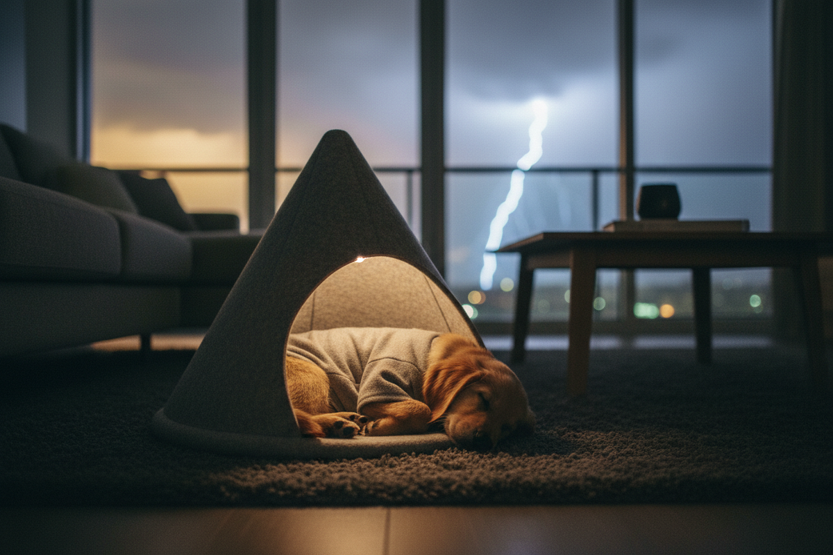 Anxiety Compression Shirt in Felt Cave - Thunderstorm