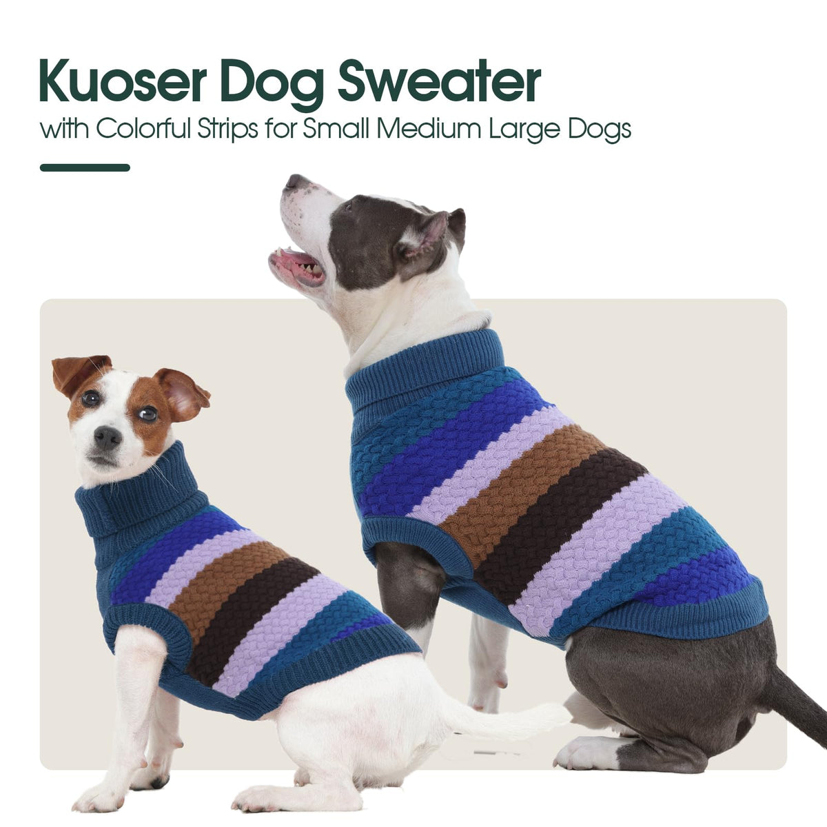 Dog Sweater Christmas Dog Sweaters for Extra Small Dogs (X-Small (Chest: 11.8''; Weight: 2 - 5LB) / Blue)