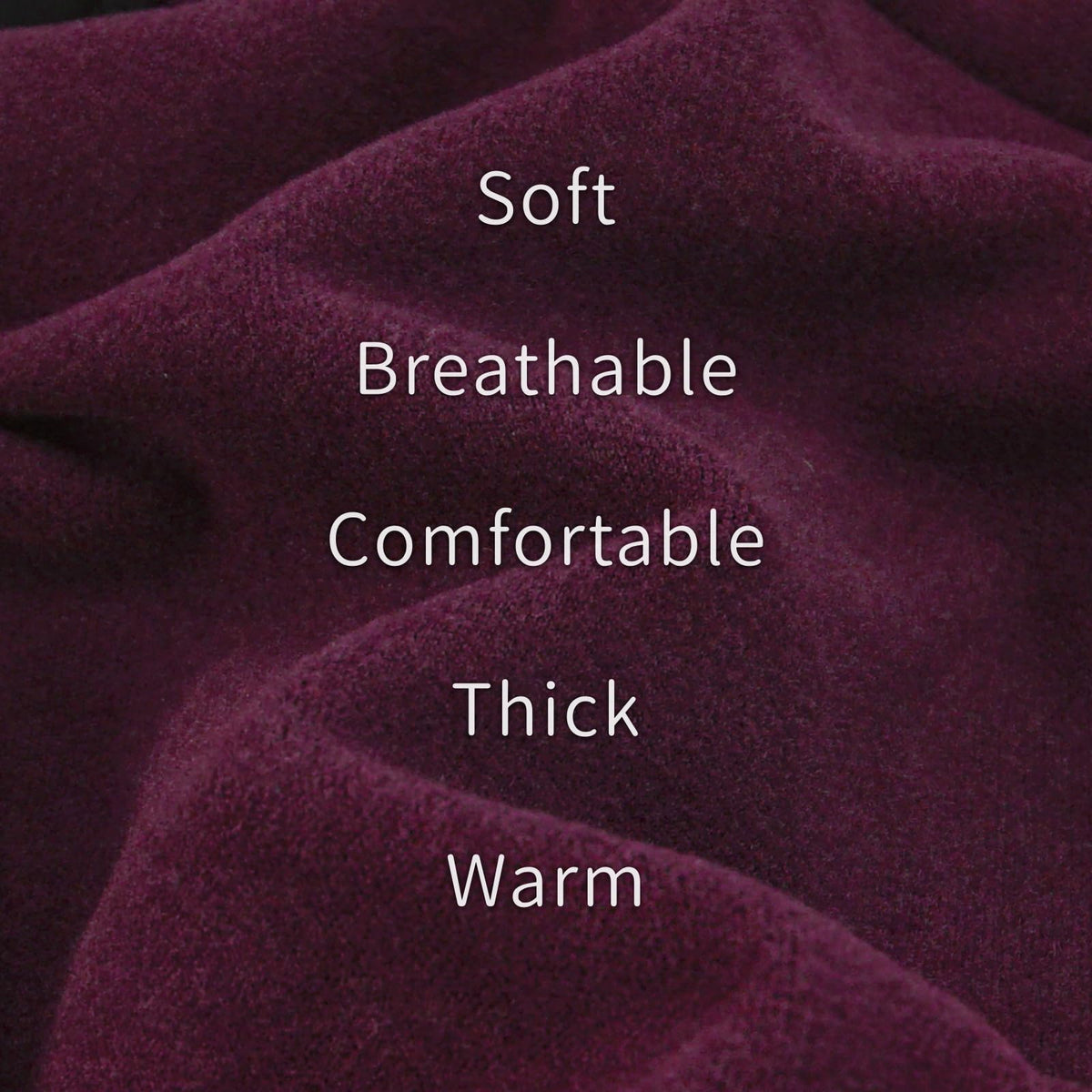 2 Pack Dog Fleece Sweater Dog Sweatshirt Turtleneck Jacket Warm Stretchy Pet Cold Weather Clothes for Medium Large Dogs (Medium(Chest-23.6") / Purple, Claret)