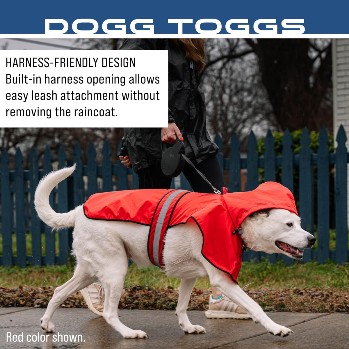 Dogg Toggs Raincoat (Blue / Medium)