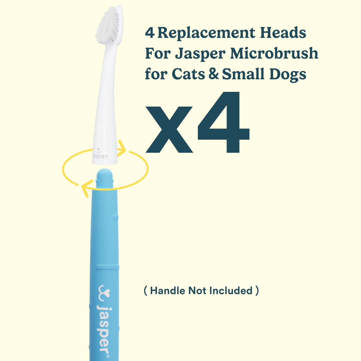 Microbrush Cat Toothbrush (Replacement Heads)
