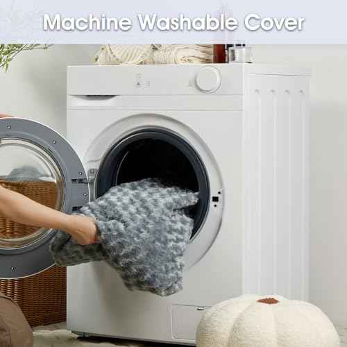 Orthopedic Washable Human Dog Bed for Adult & Dog Cozy Sleep (61"l x 43"w x 7"th / Grey)