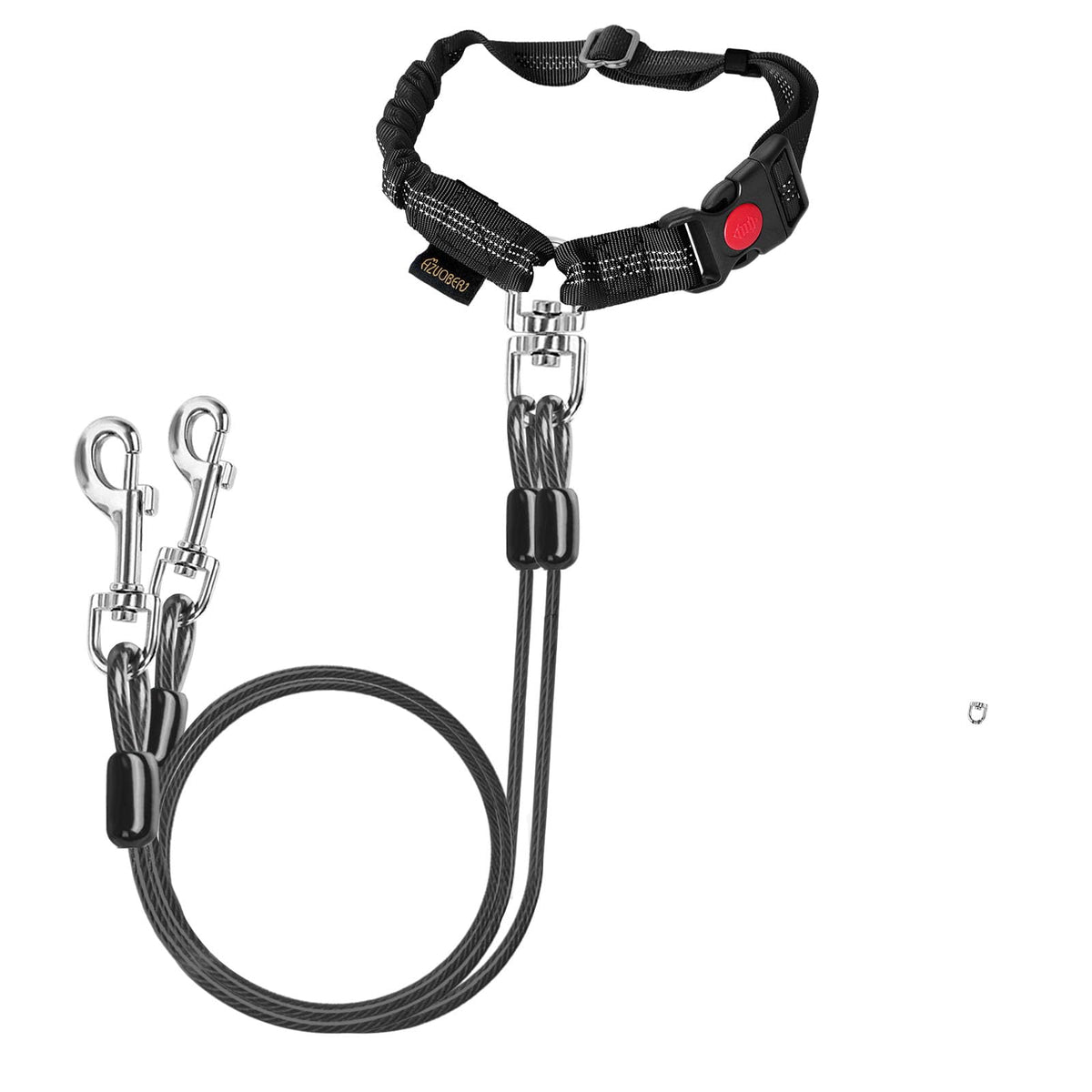 Double Dog Seat Belt (Black(Dual Dog) / 1 Pack)