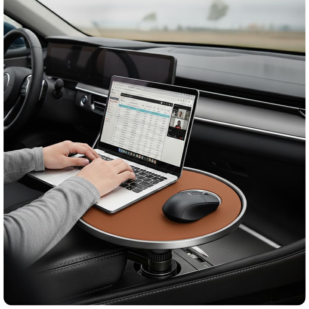 Car Desk for Laptop (Orange)