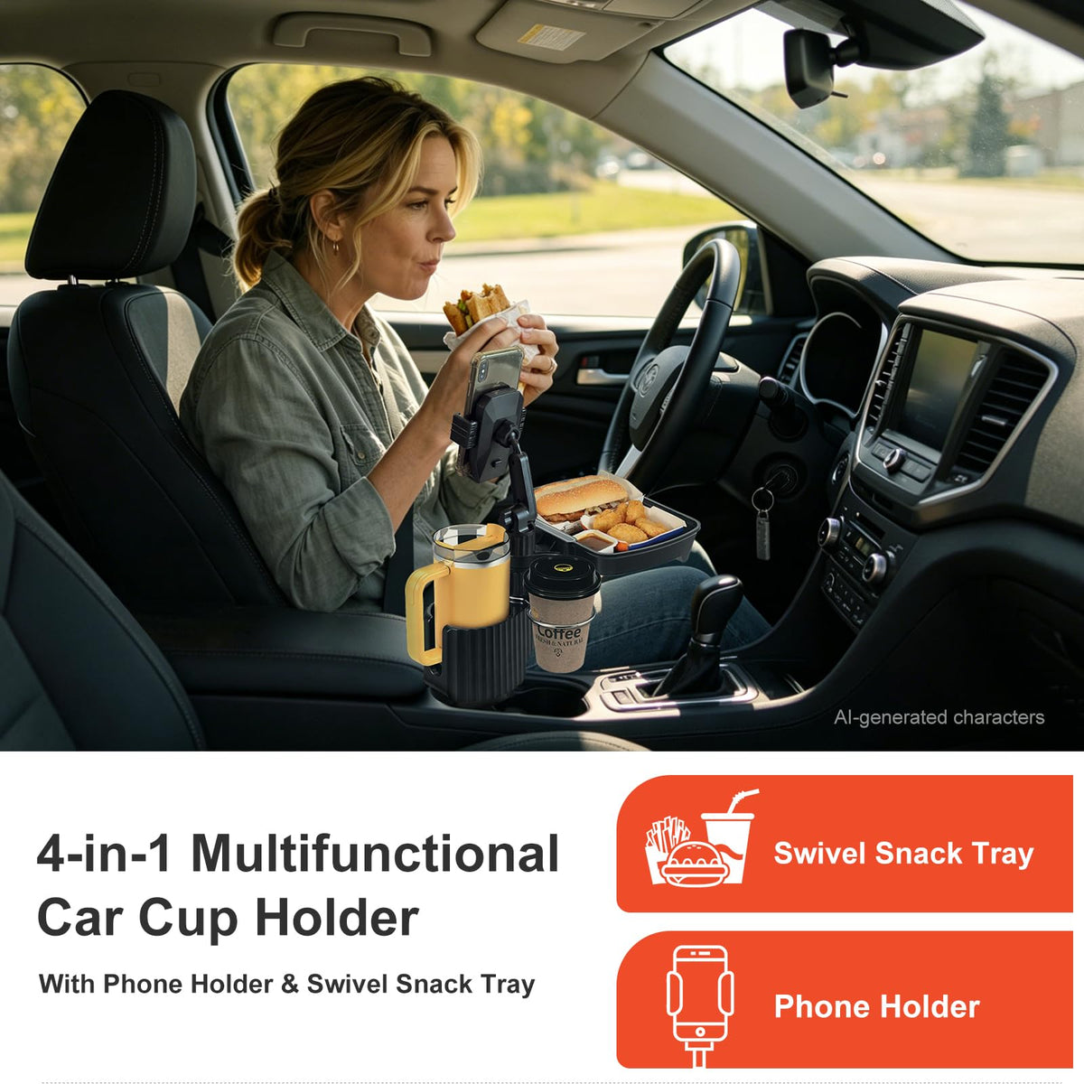 Car Large Cup Holder Expander