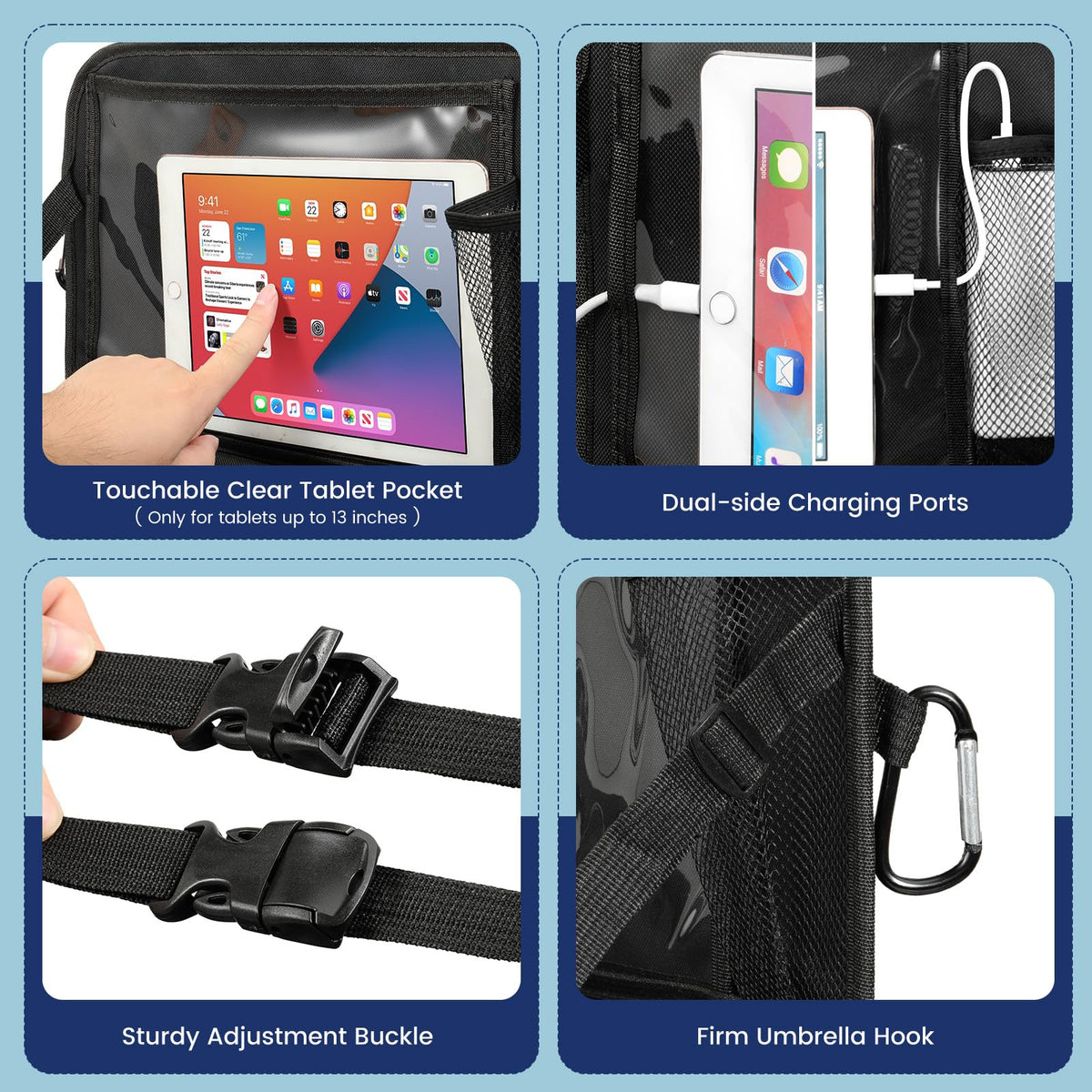 Car Organizer Back Seat (2 Pack)