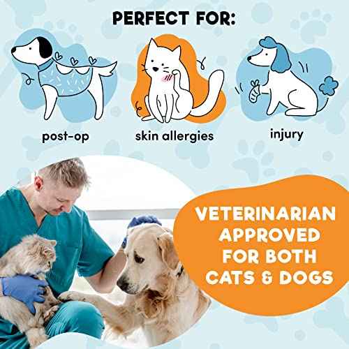 Inflatable Dog Cone Collar Alternative After Surgery Large+ (Grey / Large+[Neck:16"-18"])