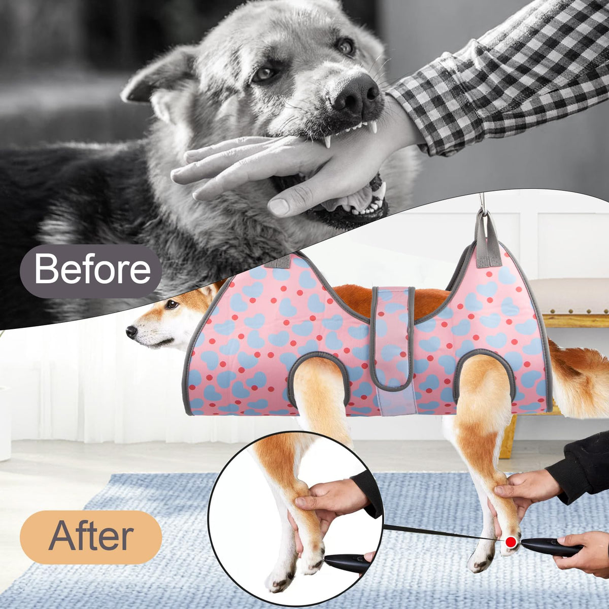 Dog Grooming Hammock for Small Dogs & Cats