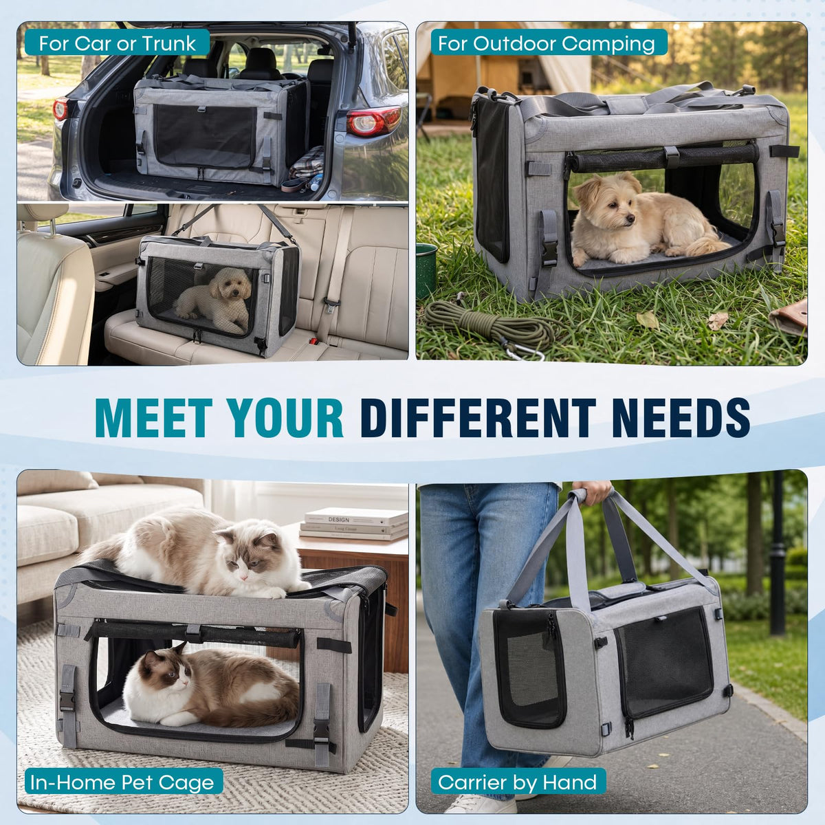 Extra Large Cat Carrier Soft Sided (One Compartment)