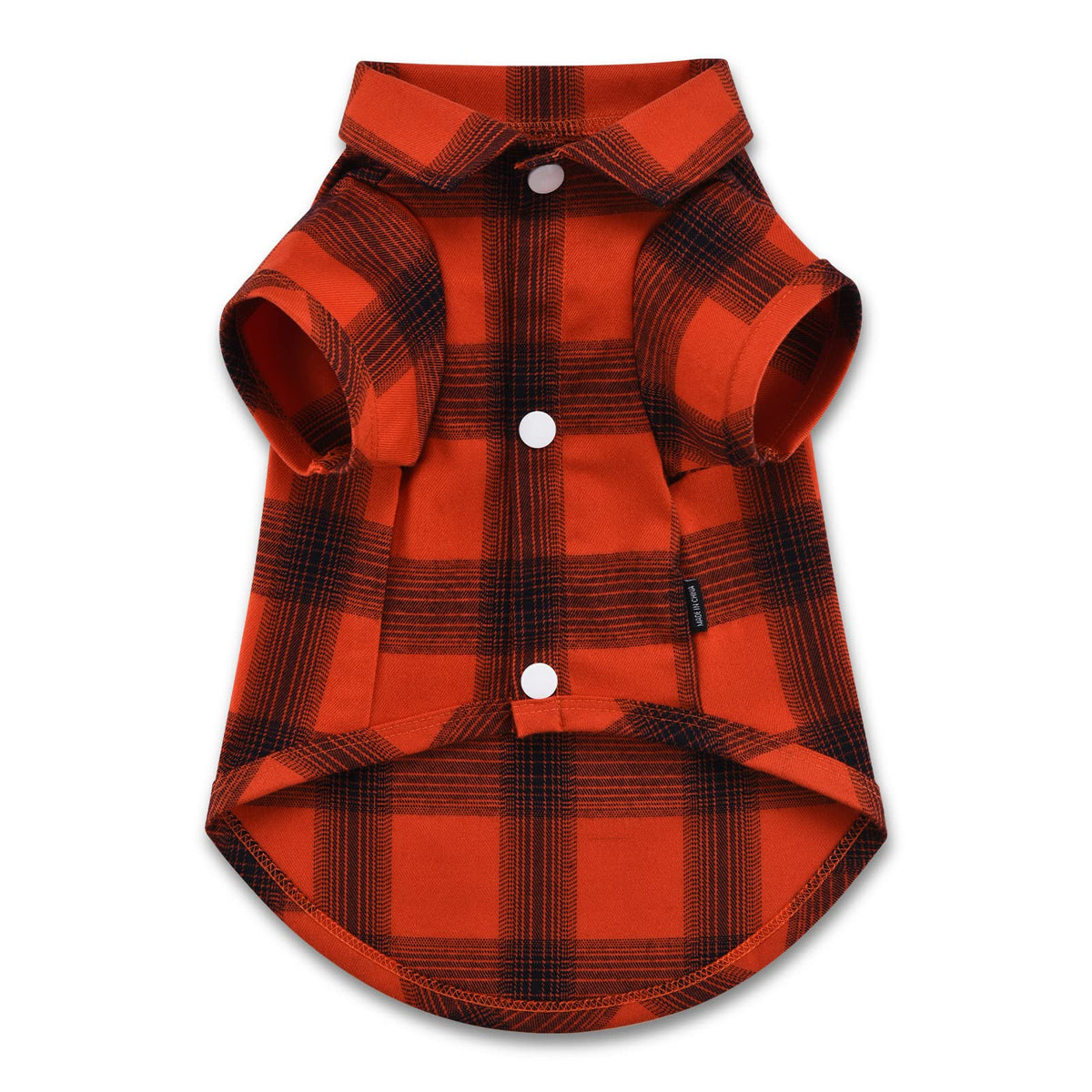 Dog Shirt Plaid Dog Clothes for Small Dogs Boy Girl Cat Clothes Soft Puppy Outfit Adorable Pet T (XS-(2~4lb)-Chest~11" / Red#1)