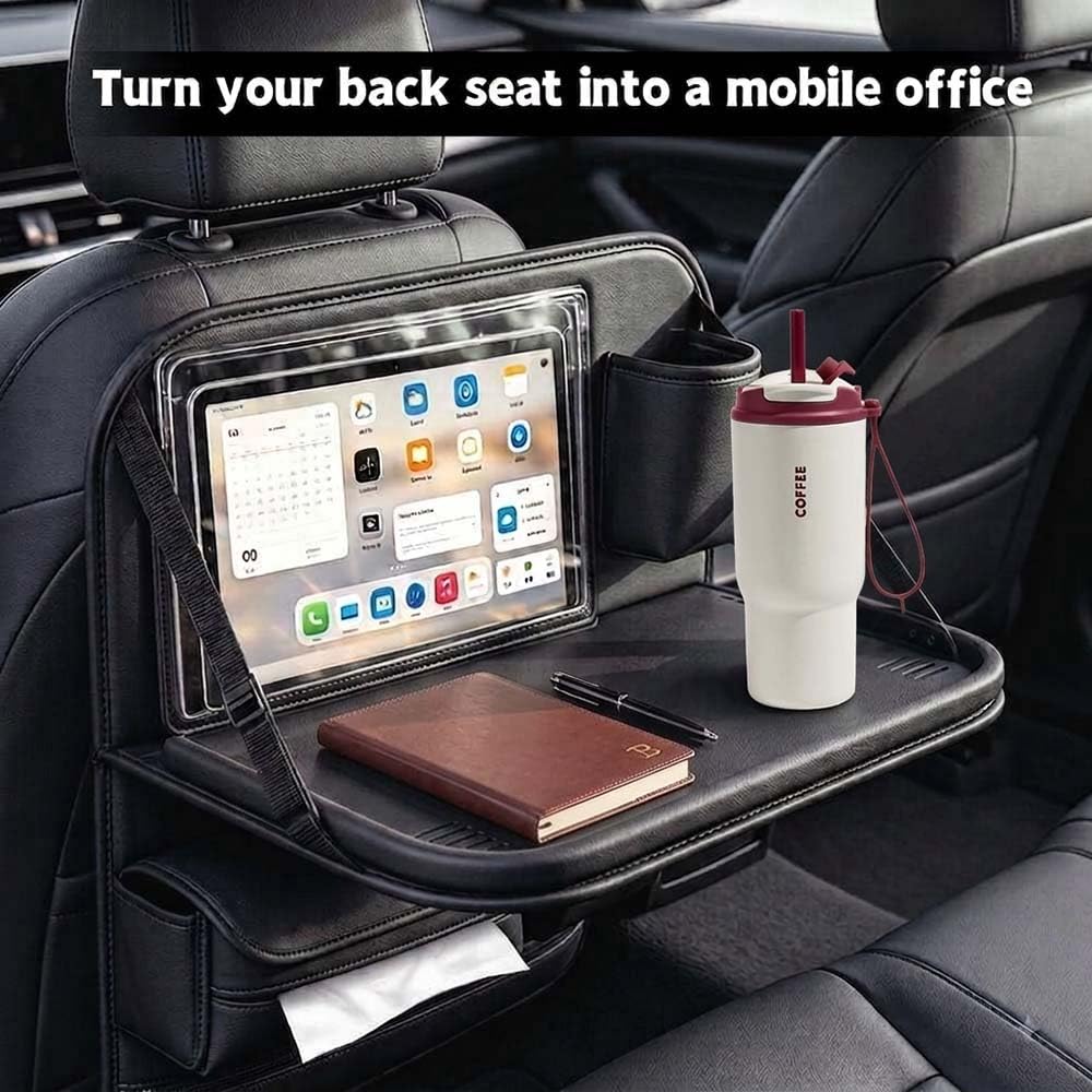 2 Pack Backseat Car Organizer with Foldable Anti