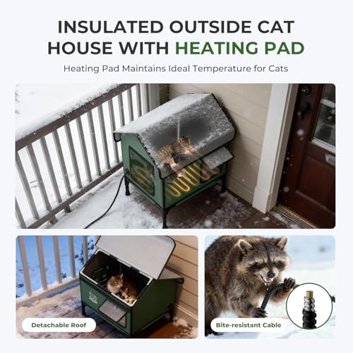 Outdoor Cat House Weatherproof (Cat House - 1)