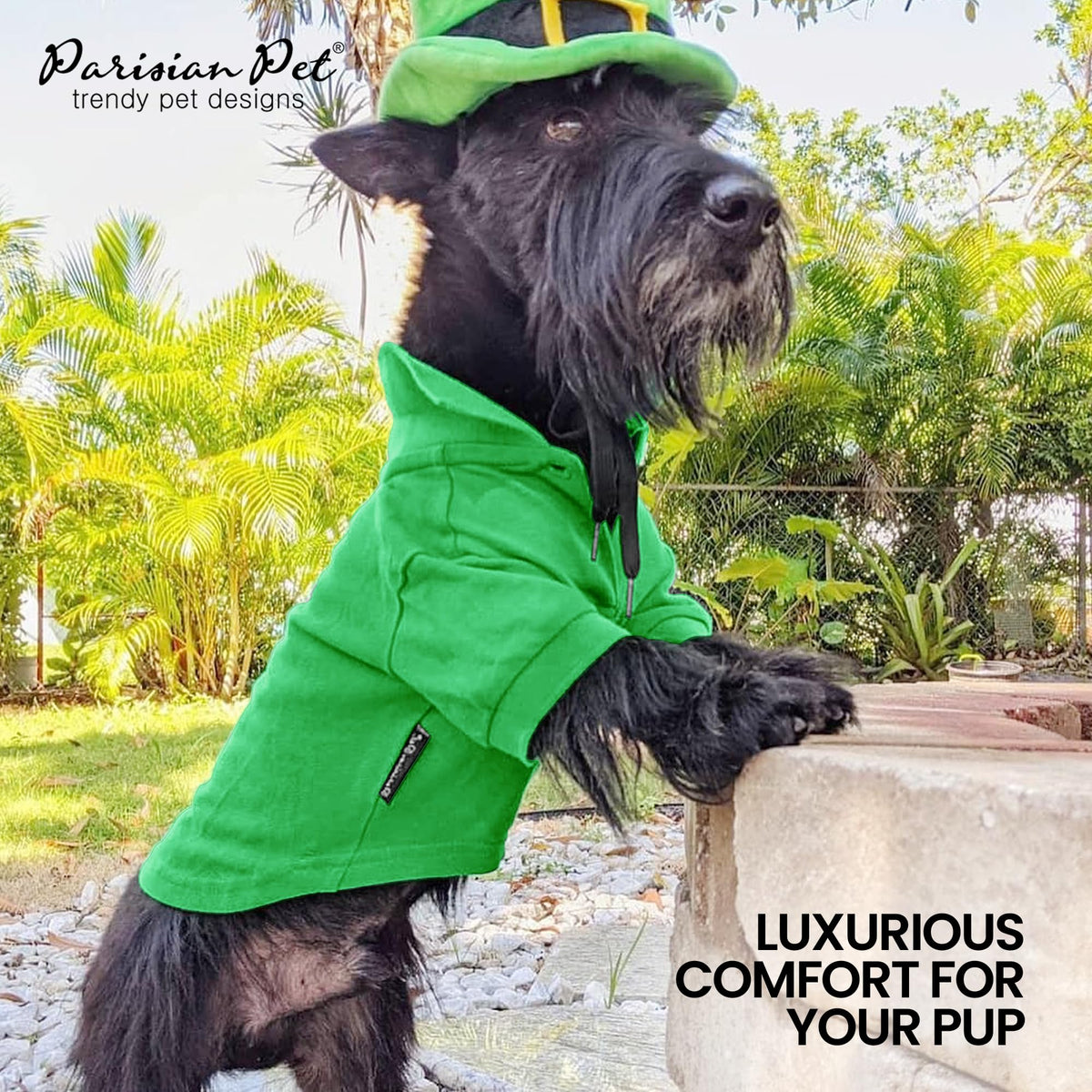 Dog Polo Shirt (S / Green Polo)