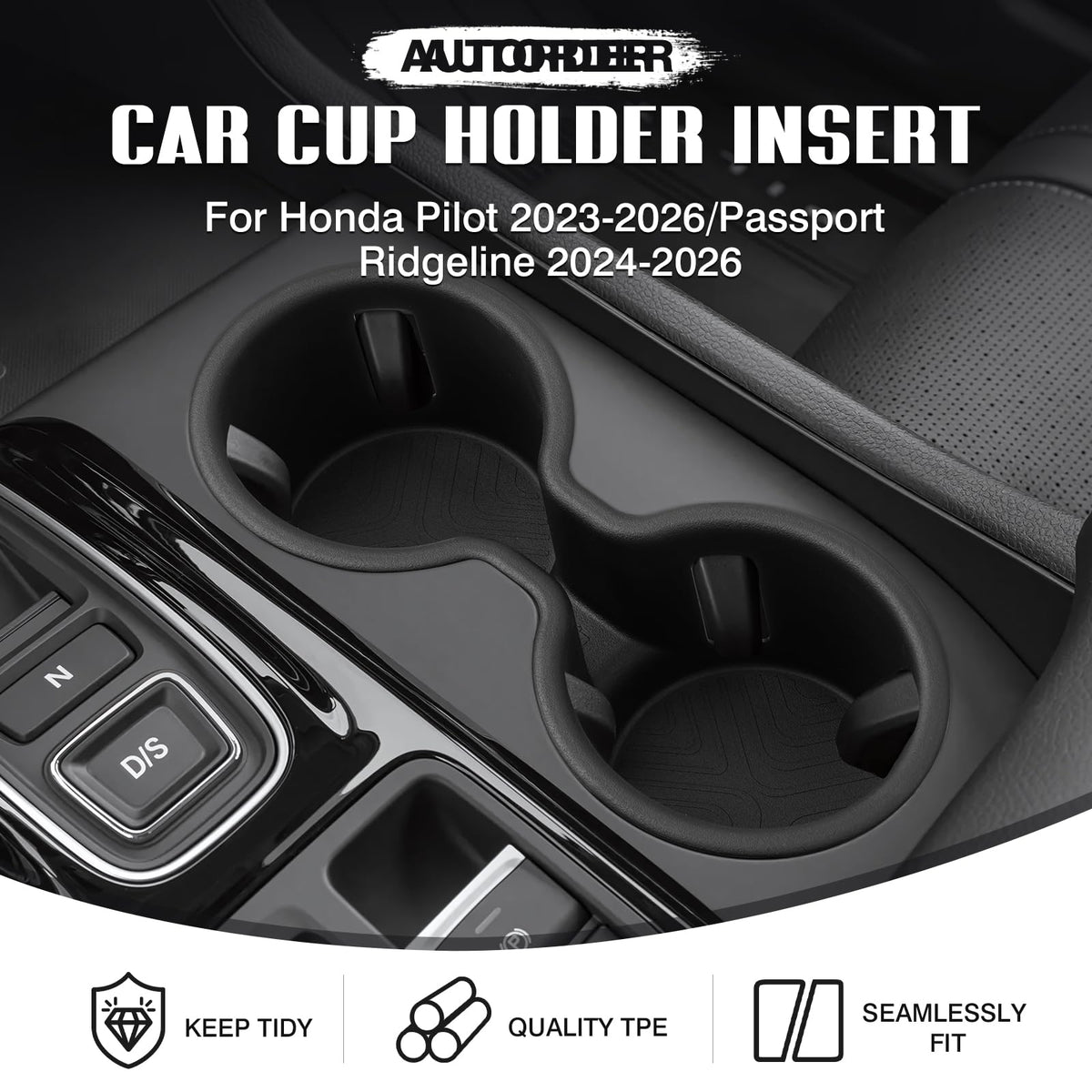 Car Cup Holder for Honda Pilot 2023 (Honda Pilot/Passport/Ridgeline 2023-2026)