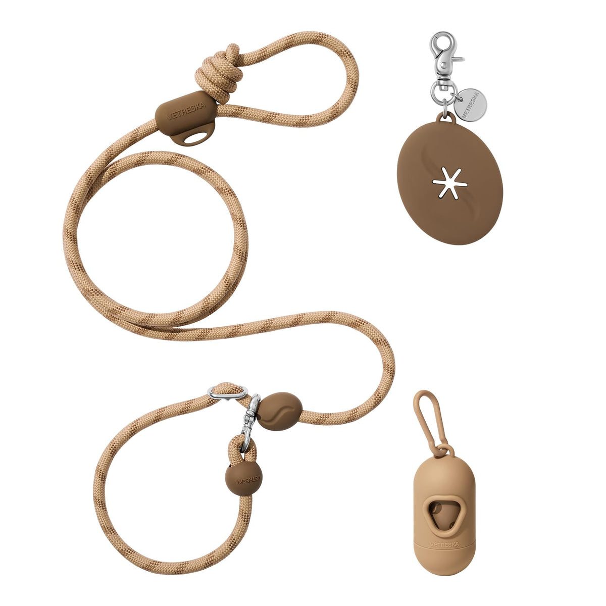 Hands Free Dog Leash (Coffee Brown)