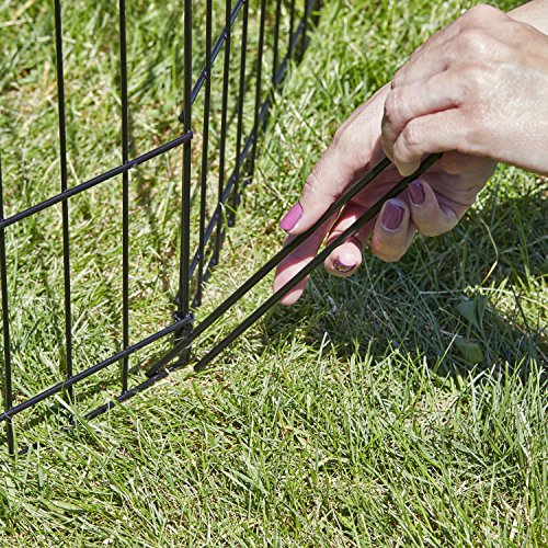 MidWest 24 Inch Exercise Pen (Black w/ Door / 24" H)