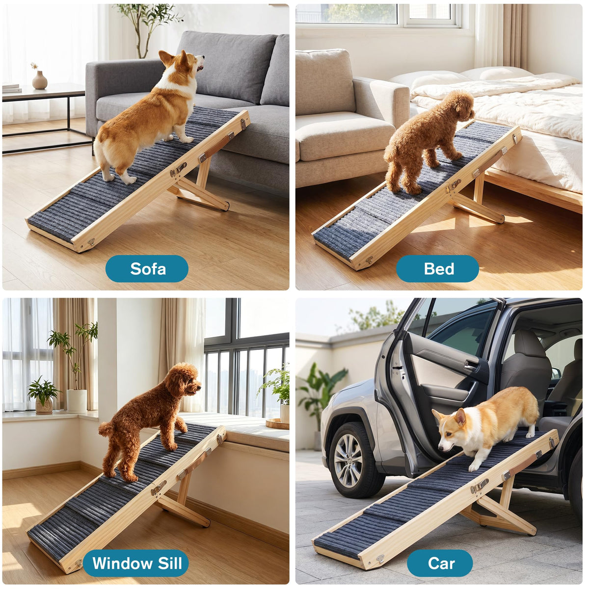 Dog Ramp for Bed (Medium)