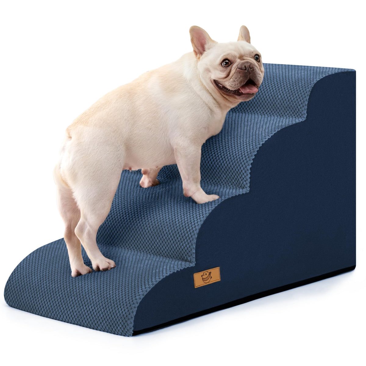 Dog Steps for Bed 17.7" H (Blue)