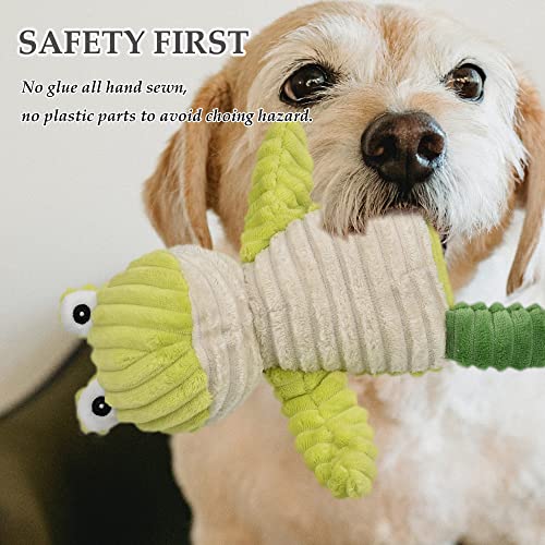 5 Pack Tough Dog Toys Stuffed Squeaky Dog Toys Assortment Plush Animal Dog Toy Value Bundle Puppy Pet Dog Toys for Small Medium Large Dogs (5 Pack Stuffed Dog Toys)