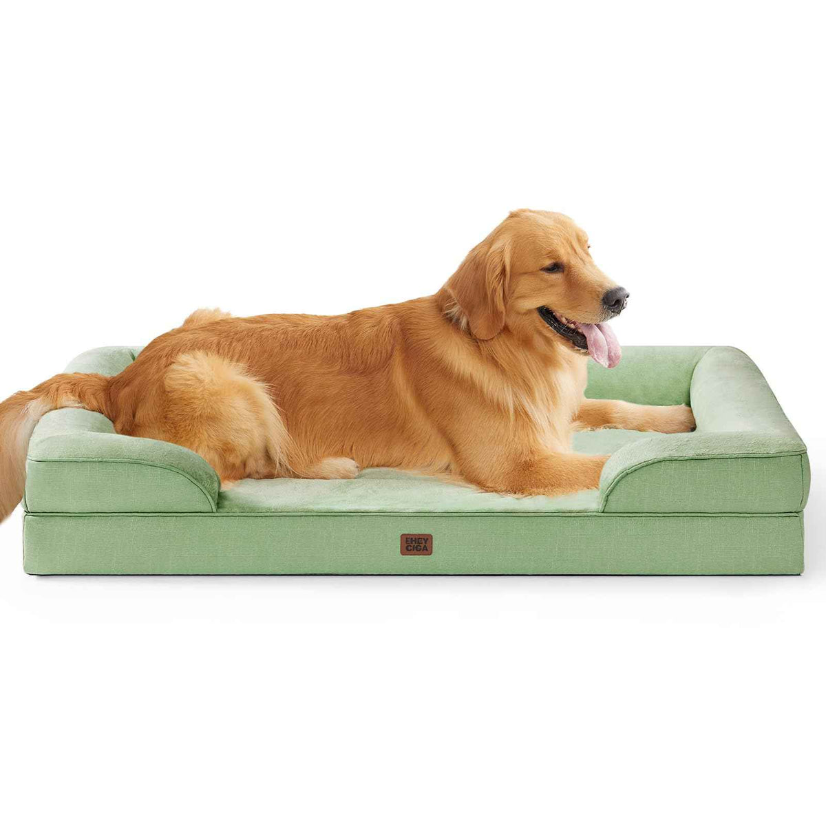 Orthopedic Extra Large Dog Bed (Sage Green / 44.0"l X 32.0"w X 6.5"th)