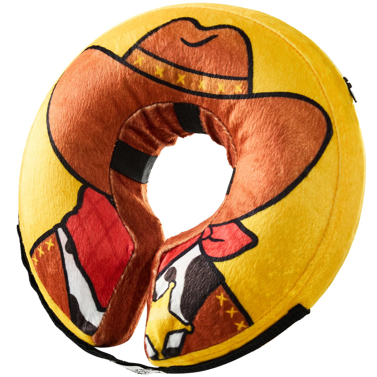 Inflatable Dog Cone Collar Alternative (Cowboy / X-Large [Neck:18"-21"])