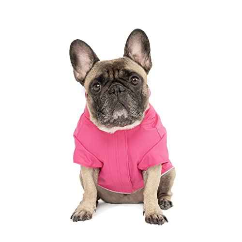 Torrential Tracker Dog Rain Jacket (26 (25-27" back length) / Pink)