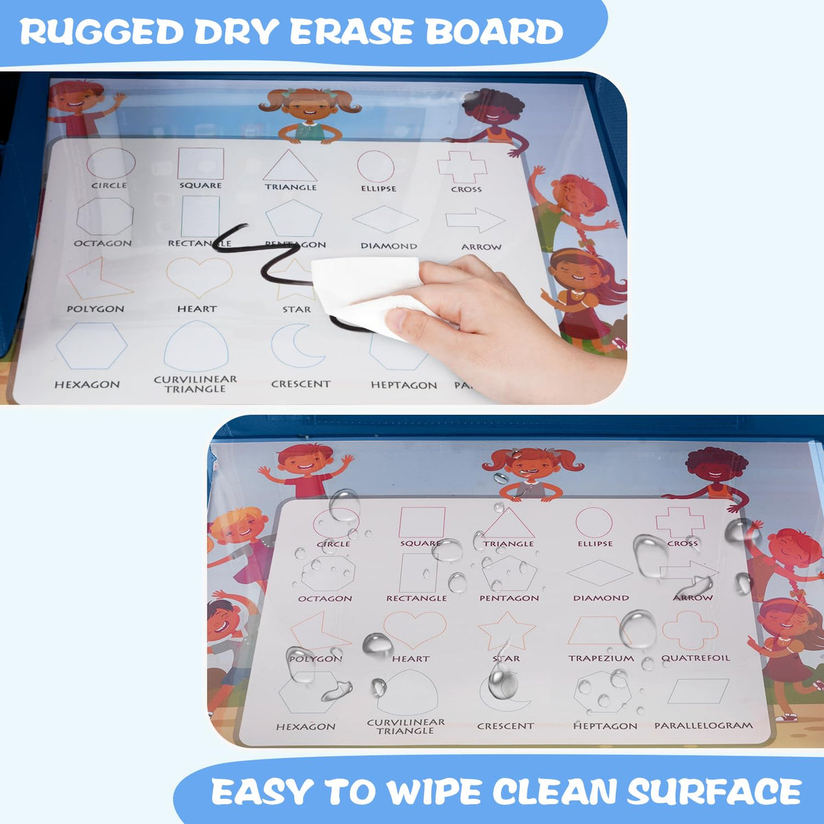 Car Seat Tray for Kids (Navy Space)