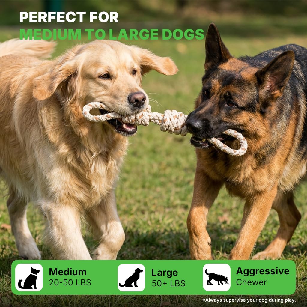 Tug of War Dog Toy (Double Knot Tug)