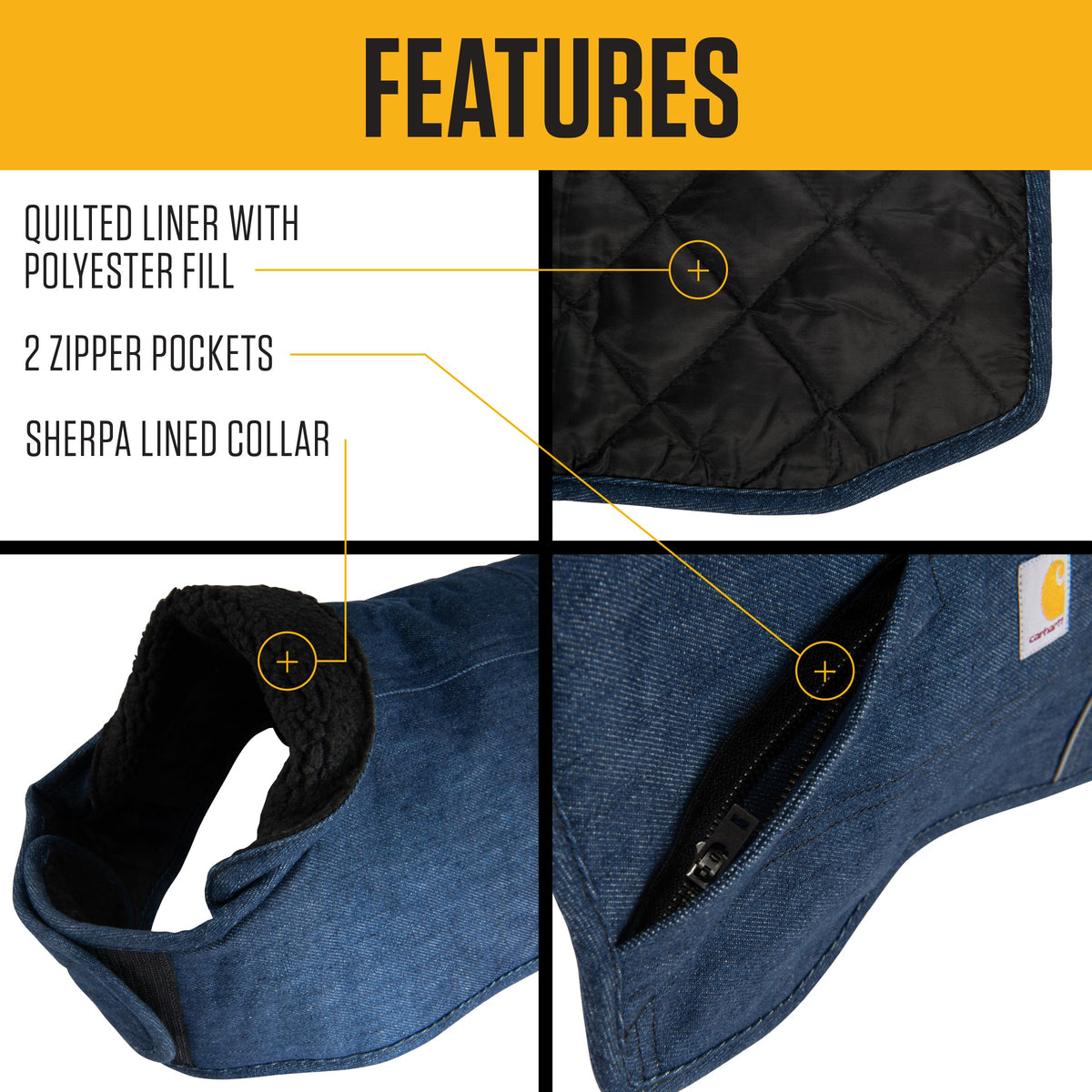 Denim Insulated Chore Coat Canal XL (Denim / X-Large)
