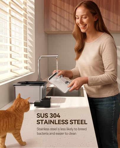 Cat Water Fountain Wireless + 6 Filters