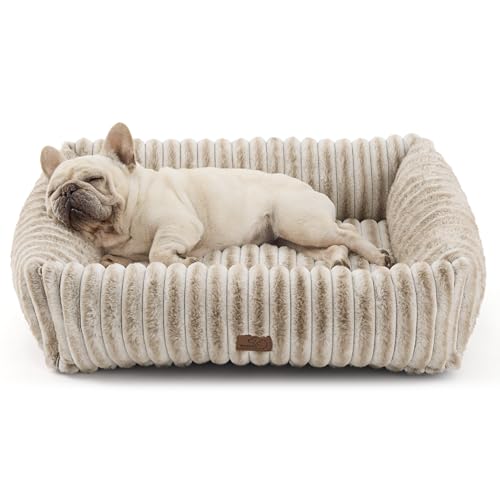 ComfyFleece® Dog Bed Medium Large Size Dog Washable (30.0"L x 24.0"W x 8.0"Th / Amphora)
