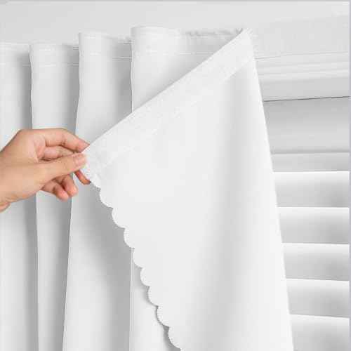 Adhesive Blackout Curtains (47"W x 59"L (Pack of 2) / White)