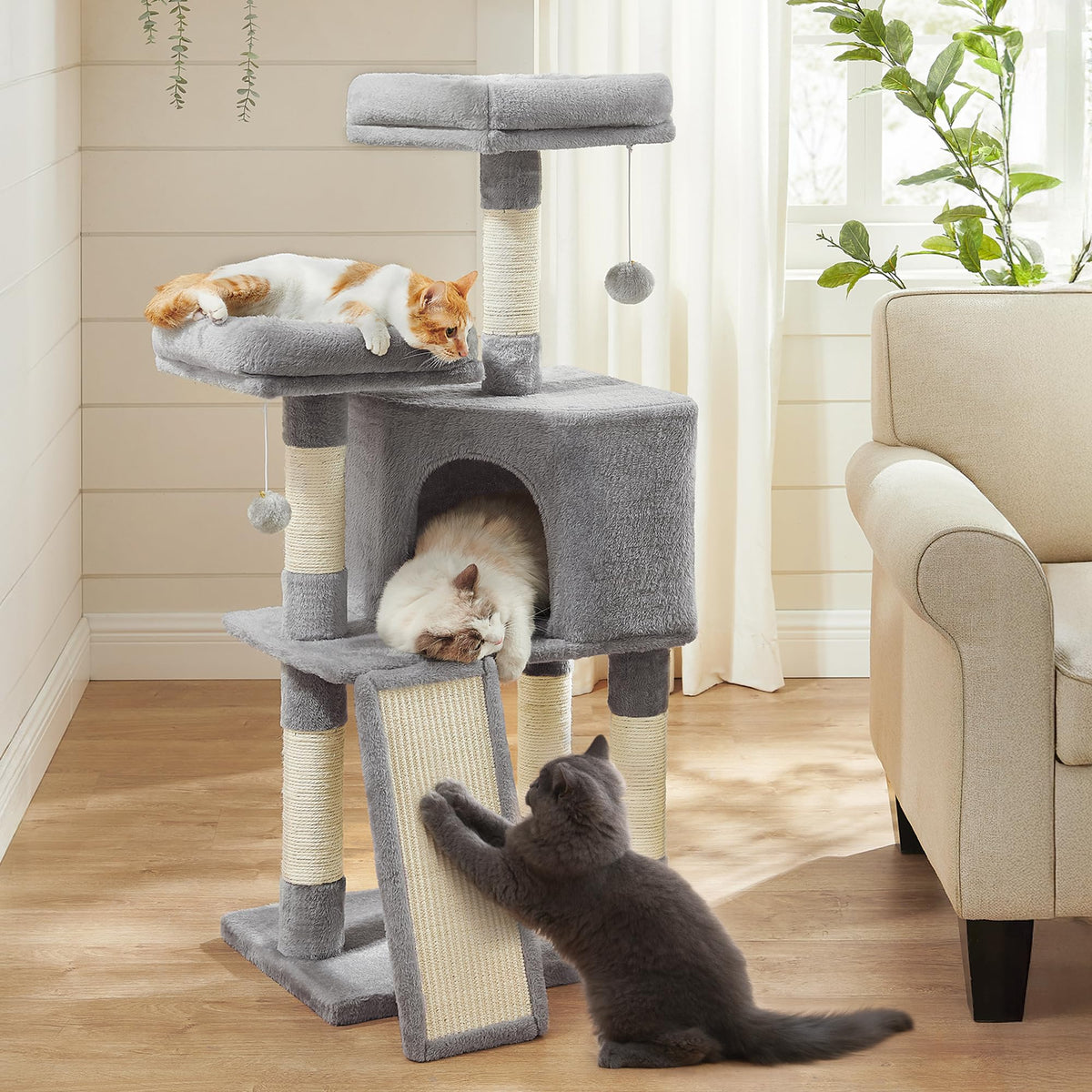 Cat Tree 45.3 (Light Gray)