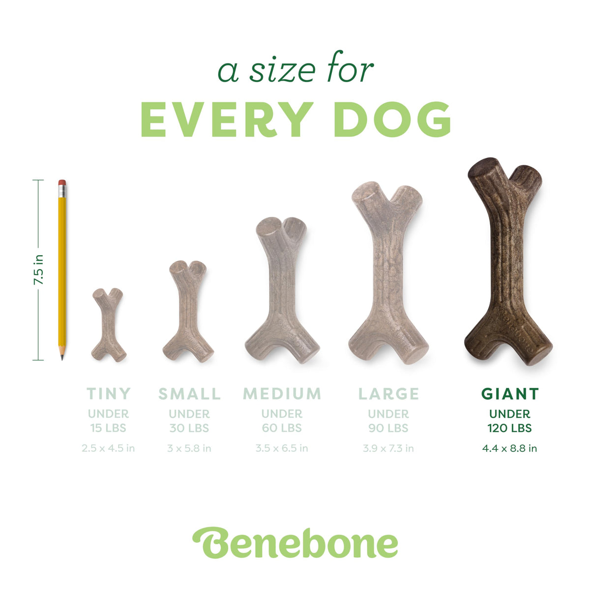 Bacon Stick Dog Chew Toy for Aggressive Chewers (REAL Bacon / Giant)