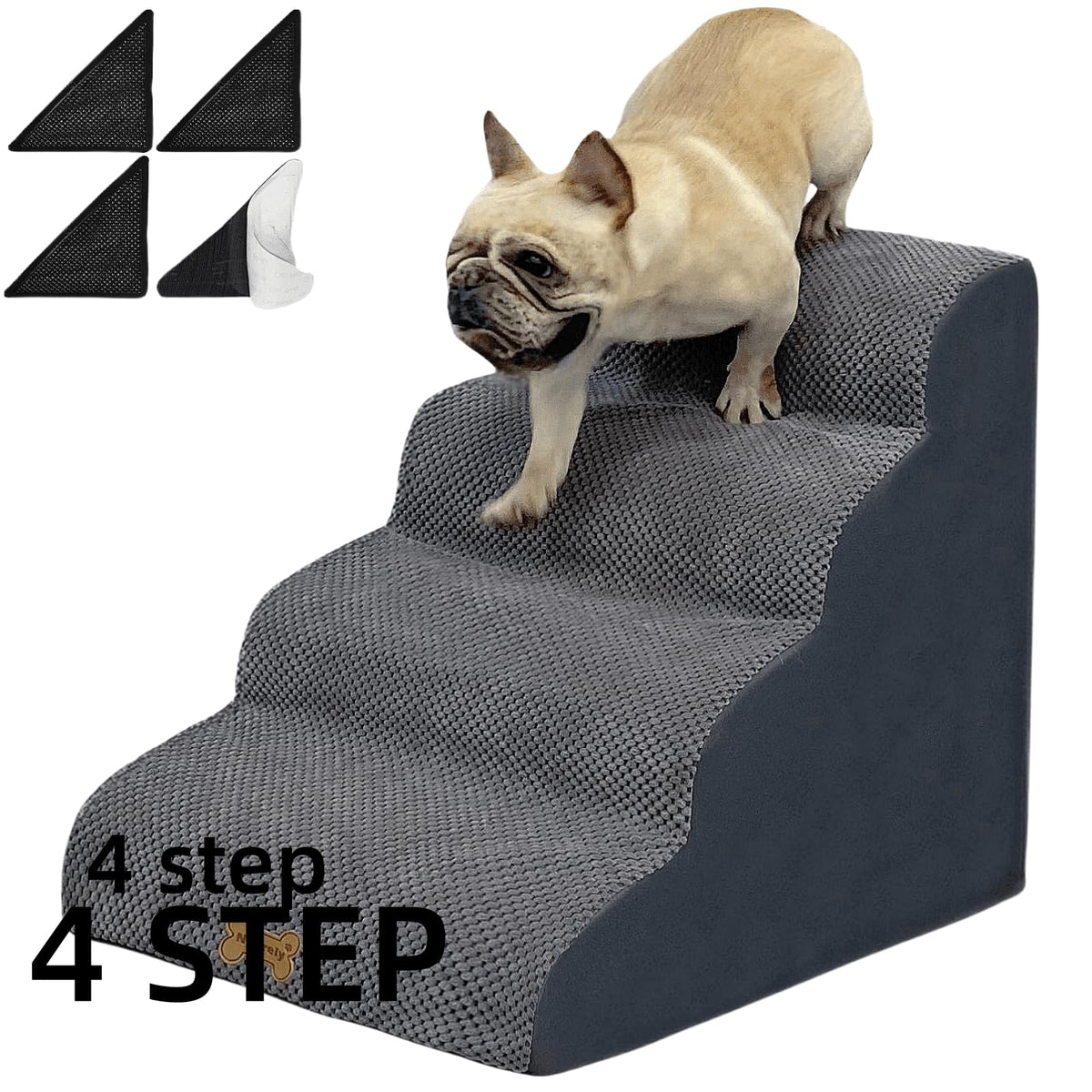 4 Step Dog Stairs for High Beds 18