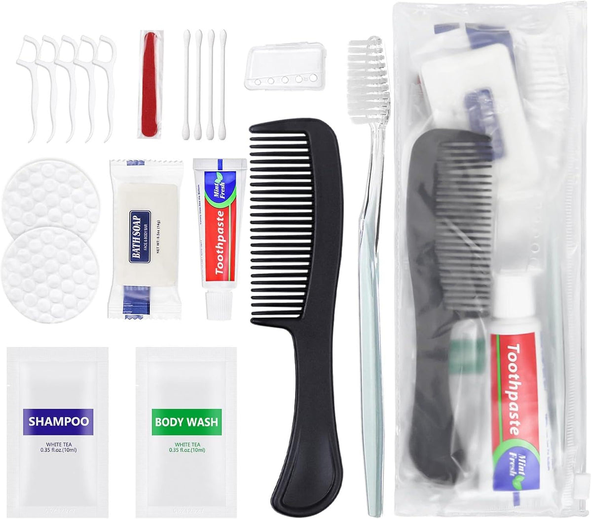 50 Sets Personal Hygiene Kit Bulk
