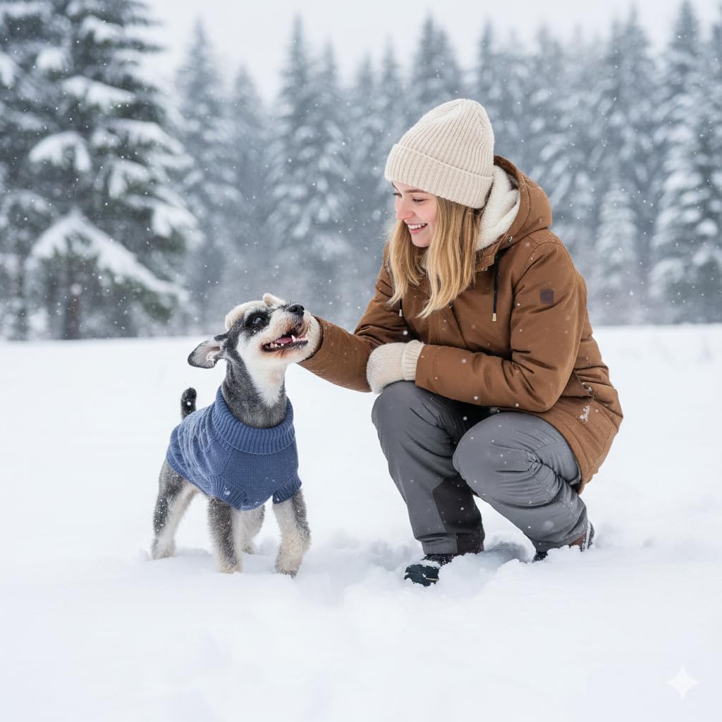Medium Dog Sweaters (Blue / Large)